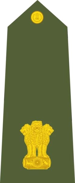 Rank of Major in the Indian Army