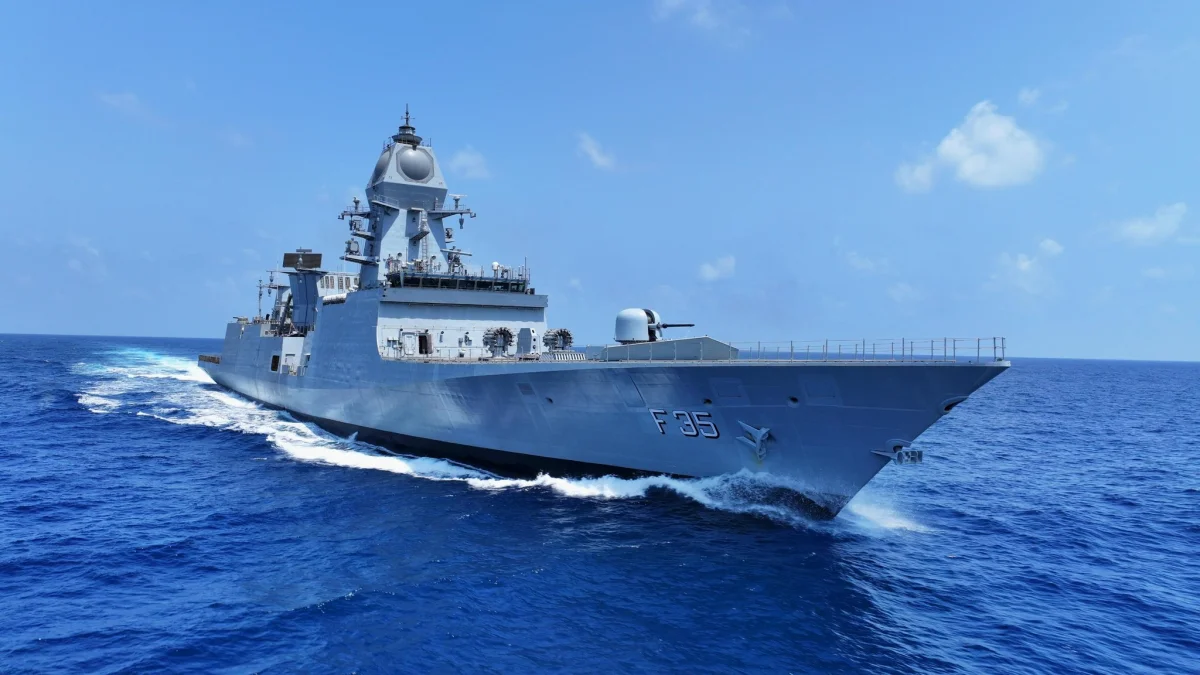 MDL today delivered the Second Stealth Frigate of the P17A Class, Udaygiri to the Indian Navy.