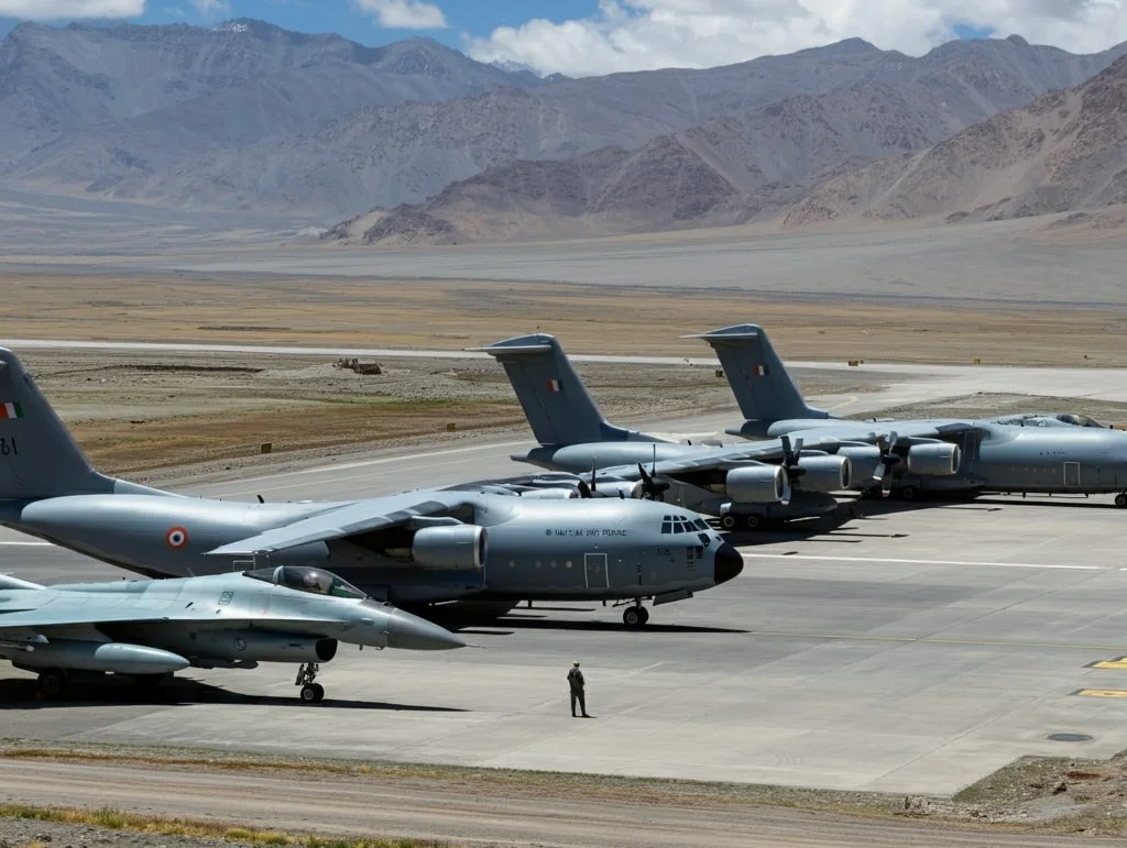 Nyoma Airbase in Eastern Ladakh Set for First Formal Test Flight This Month