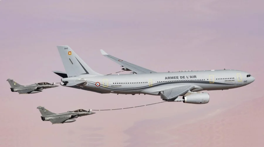 IAF Poised to Wet Lease One French Airbus A330-200 Multi-Role Tanker Transport Soon, Boosting Mid-Air Refuelling Power