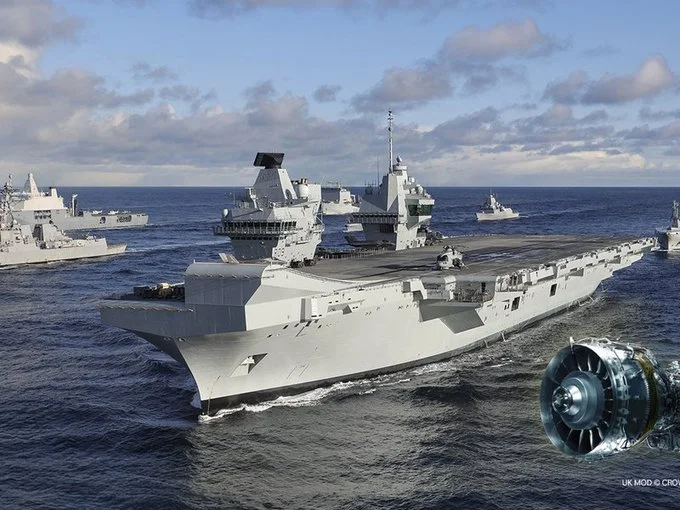 Proud to showcase propulsion technology in UK Carrier Strike Groups India tour RollsRoyce-1.webp