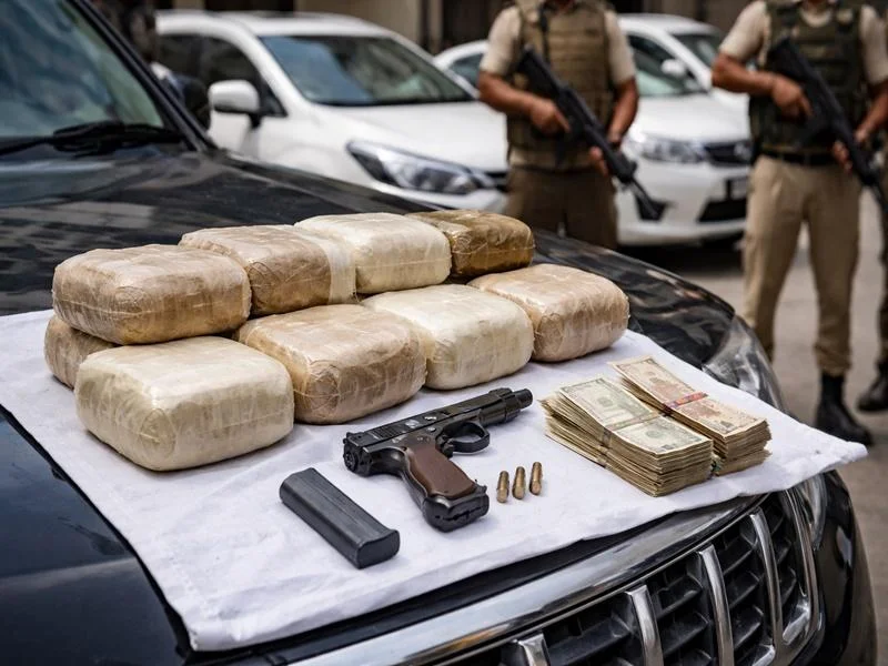 Punjab Police Dismantle PakistanLinked International Drug Cartel Arresting Six Including Serv...webp