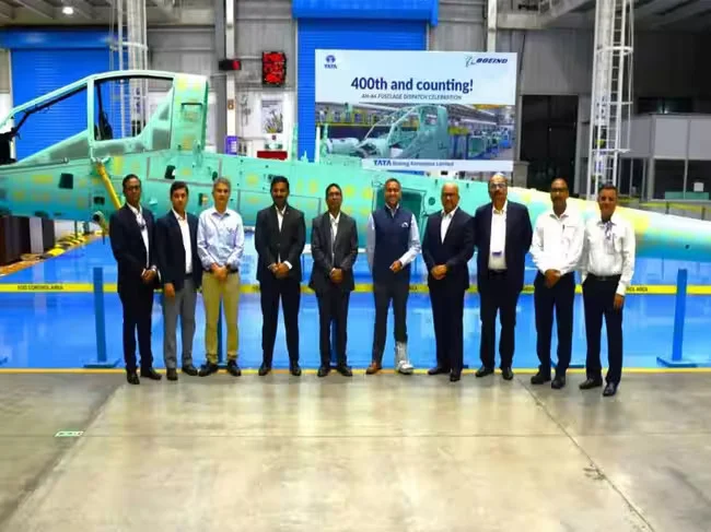 Tata Boeing Aerospace Rolls Out 400th AH-64E Apache Fuselage from Hyderabad to Boost Global Defence Exports