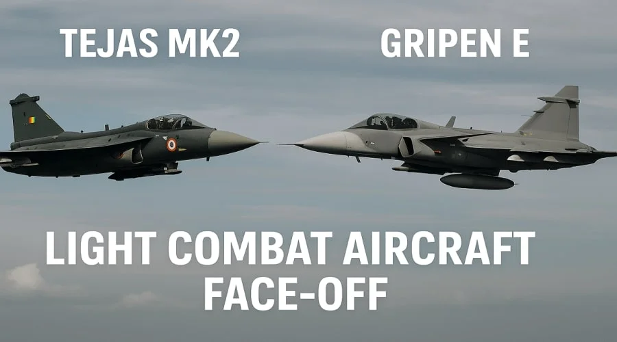 How India's Tejas Mk2 Poised to Challenge Gripen E for Global Light Combat Market, Low-Cost and 4.5-Gen Capabilities Key