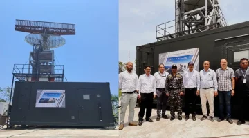 BEL Bolsters Visakhapatnam Airport Security with Indigenous Surveillance Radar, Installed by Indian Navy's INS Dega