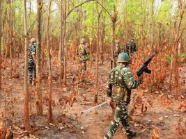 Three Naxalites Killed in Ongoing Encounter with Security Forces in Chhattisgarh's Gariaband District