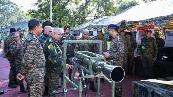 Lt. Gen. Katiyar Oversees Rising Star Corps Review, Highlighting Remote-Operated Carl-Gustaf M4 and Future of Infantry Combat