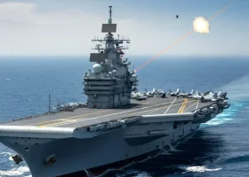 Indian Navy Plans to Integrate Directed Energy Weapons on Aircraft Carriers to Counter Loitering Munitions and Cruise Missiles