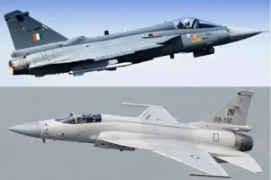 Pakistan's JF-17 Block 4 Pursues 5th-Gen Features with IWB and DSI Intakes, While India's Tejas Mk2 Refines Existing Design