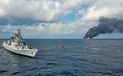 INS Surat rescues 18 from blaze-hit Singapore-flagged container ship off Kerala coast
