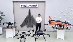 Hyd-based Raghu Vamsi Aerospace debuts indigenous JetEngine & UAV tech at 55th Paris Air show