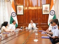 Defence Minister Tells Navy School Students That National Pride is Essential for India’s 21st-Century Progress