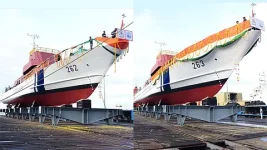 ICG Launches Two Fast Patrol Vessels: ICGS Ajit and ICGS Aparajit