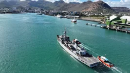 INS Sutlej completes hydrographic survey at Mauritius