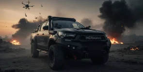 Indrajaal unveils India’s first anti drone patrol vehicle to fortify our borders and save lives