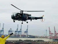 INS Vikrant Deploys Chetak Helicopters and Heron UAVs to Bolster Sri Lankan Flood Relief Operations