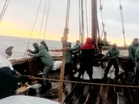 INSV Kaundinya completes two-thirds of voyage, enters busy oil tanker corridor