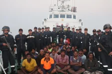 Indian Coast Guard Ship Amrit Kaur apprehends Bangladeshi boat and 28 crew members for illegal fishing activities
