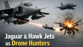 How Equipping Jaguar and Hawk Subsonic Jets With Laser-Guided Rockets Might Solve India's Kamikaze Drone Threat Economically