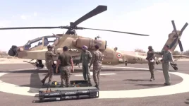 Indian Army AH-64E Apache Helicopters Execute Deadly AGM-114 Hellfire Missile Strikes During Exercise Brahmastra at Pokhran