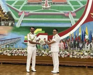 Indian Navy Chief Admiral Tripathi and Myanmar Counterpart Discuss Enhancing Maritime Security in the Bay of Bengal