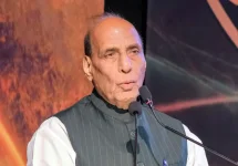 Defence Minister Rajnath Singh, CDS Gen Chauhan in Jaipur today for 2-day joint commanders’ conference (Ld)