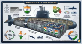 Indian Navy’s Scorpene Class Submarines Adopt Indigenous Exide Batteries to Bolster Self-Reliance and Reduce Import Dependence