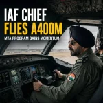 IAF Chief Assessed the Airbus' A400M Aircraft for India's MTA Program during his recent France Visit...