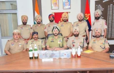 Amritsar Police dismantle two ISI-backed cross-border terror networks, arresting nine suspects and seizing multiple illegal weapons