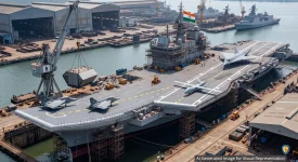 How India’s New Vikrant-Class Carrier IAC-2 May Cost Upto $500M Extra to Support MALE, HALE and Combat Drones